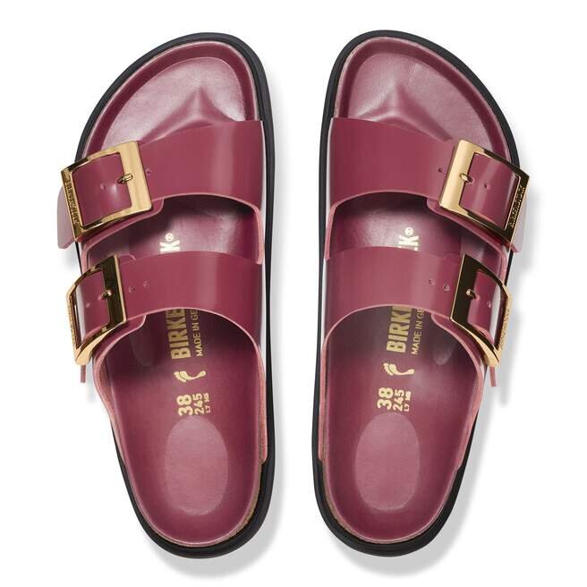 Arizona Droplet Buckle Naturleder Lack Arizona Droplet Buckle Naturleder Lack
