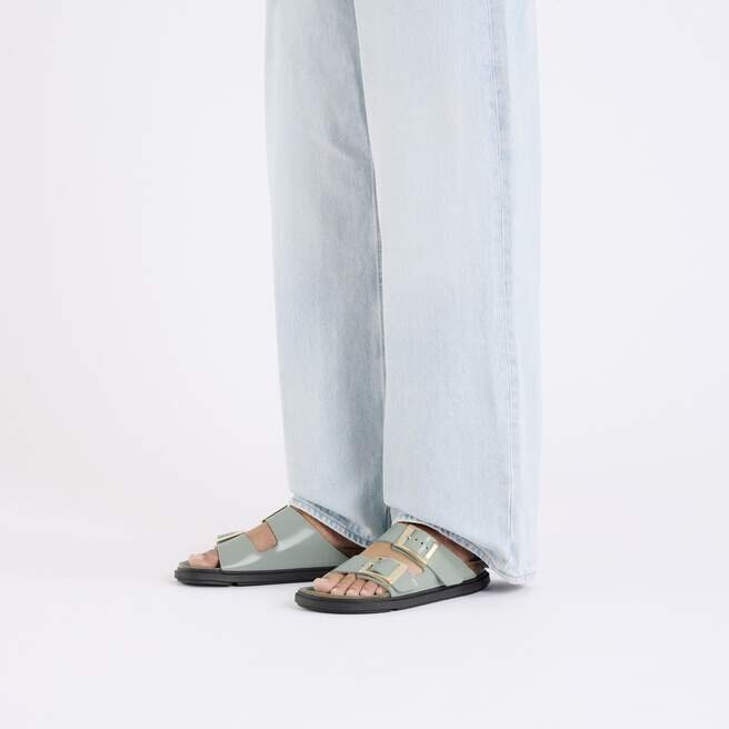 Arizona Droplet Buckle Naturleder Lack Arizona Droplet Buckle Naturleder Lack