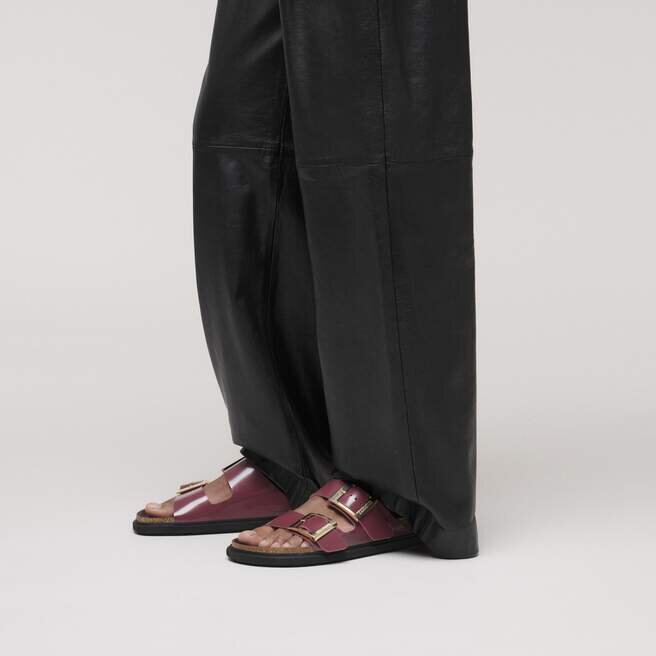 Arizona Droplet Buckle Naturleder Lack Arizona Droplet Buckle Naturleder Lack