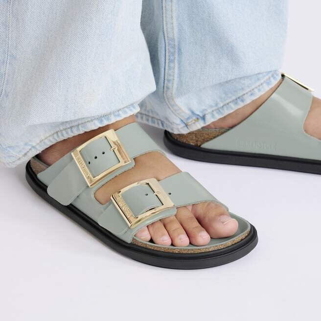Arizona Droplet Buckle Naturleder Lack Arizona Droplet Buckle Naturleder Lack