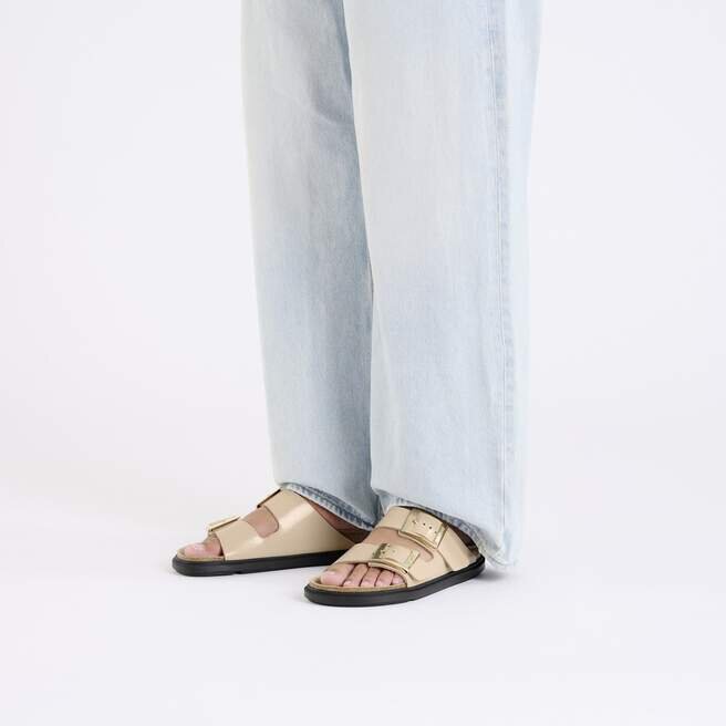 Arizona Droplet Buckle Naturleder Lack Arizona Droplet Buckle Naturleder Lack