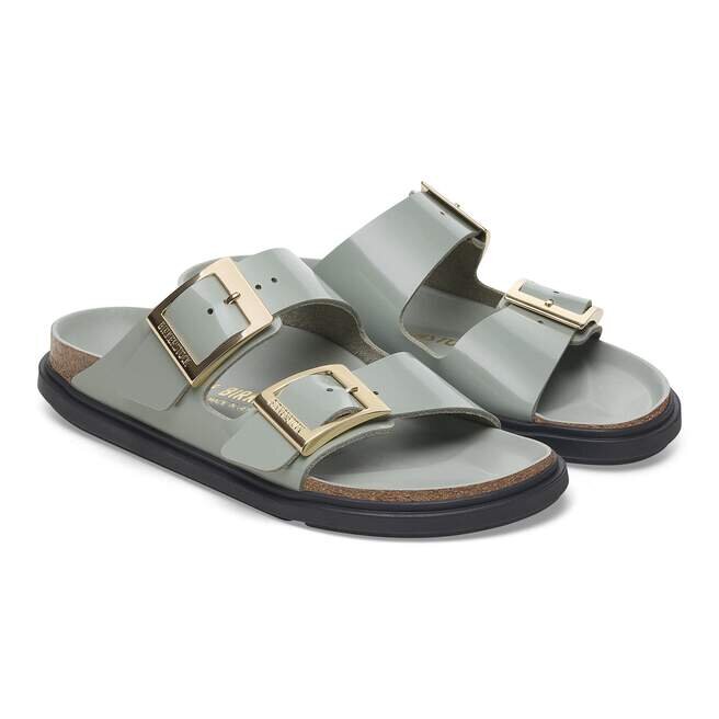 Arizona Droplet Buckle Naturleder Lack Arizona Droplet Buckle Naturleder Lack