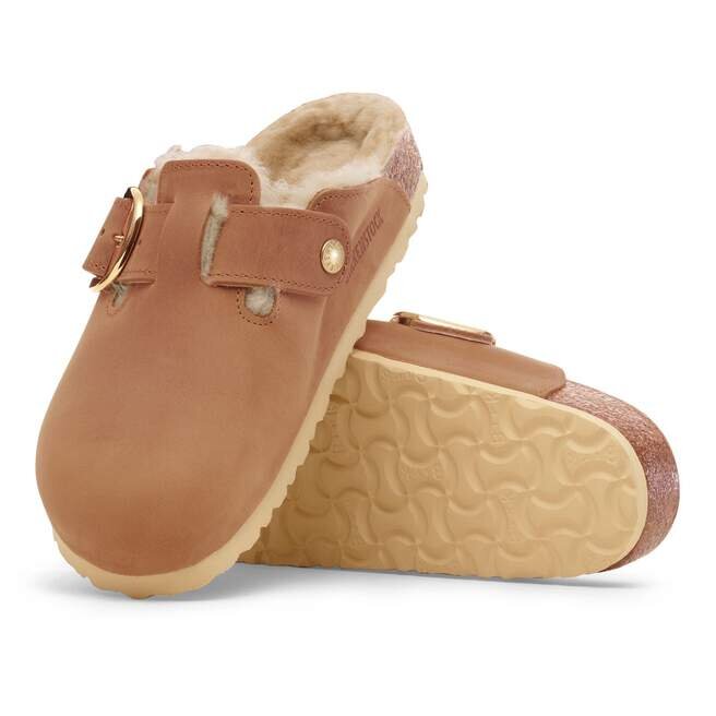 Boston Big Buckle Shearling Naturleder geölt Boston Big Buckle Shearling Naturleder geölt