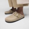 Boston Big Buckle Shearling Naturleder geölt Boston Big Buckle Shearling Naturleder geölt