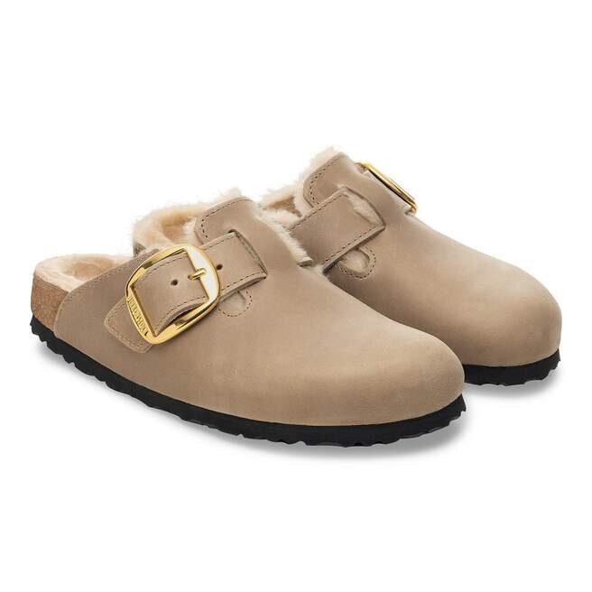 Boston Big Buckle Shearling Naturleder geölt Boston Big Buckle Shearling Naturleder geölt