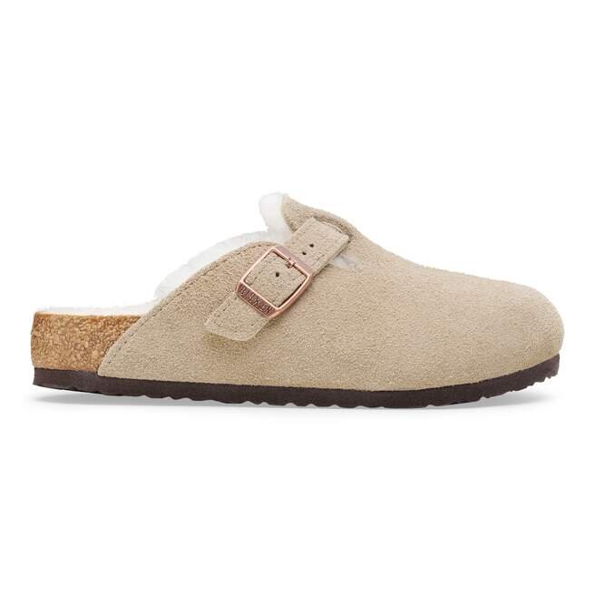 Boston Shearling Kinder-Clog aus Wildleder und Fell Boston Shearling Kinder-Clog aus Wildleder und Fell