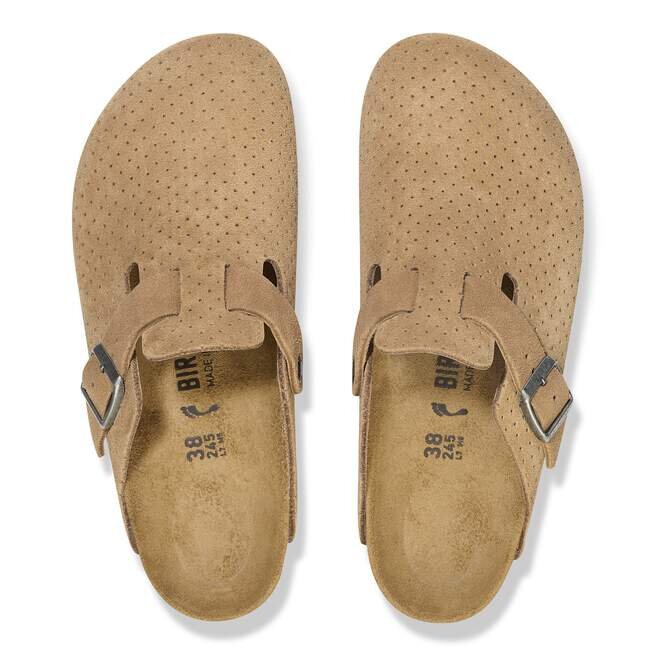 Boston Wildleder geprägt gepunktet New Beige Boston Wildleder geprägt gepunktet New Beige