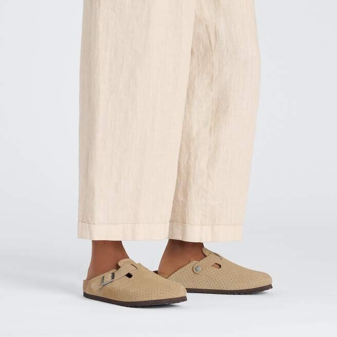 Boston Wildleder geprägt gepunktet New Beige Boston Wildleder geprägt gepunktet New Beige