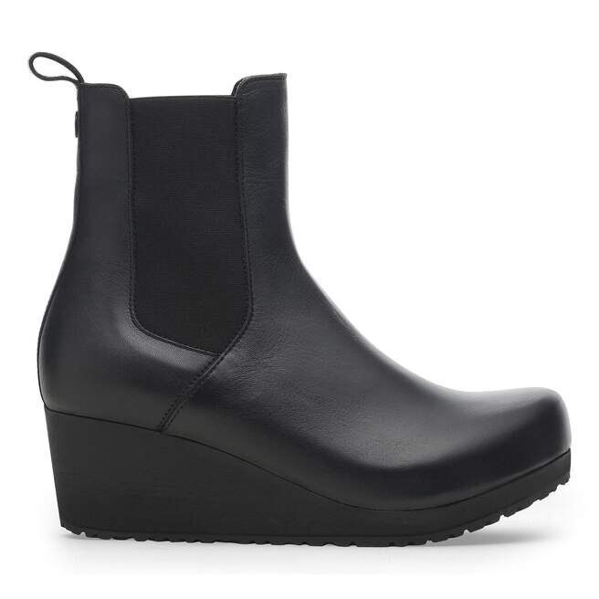 Ebba Slip-On Leder Schwarz Schwarz Ebba Slip-On Leder Schwarz Schwarz