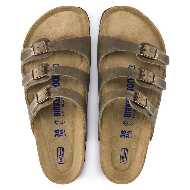 Florida Soft Footbed aus geöltem Leder, tabakbraun Florida Soft Footbed aus geöltem Leder, tabakbraun
