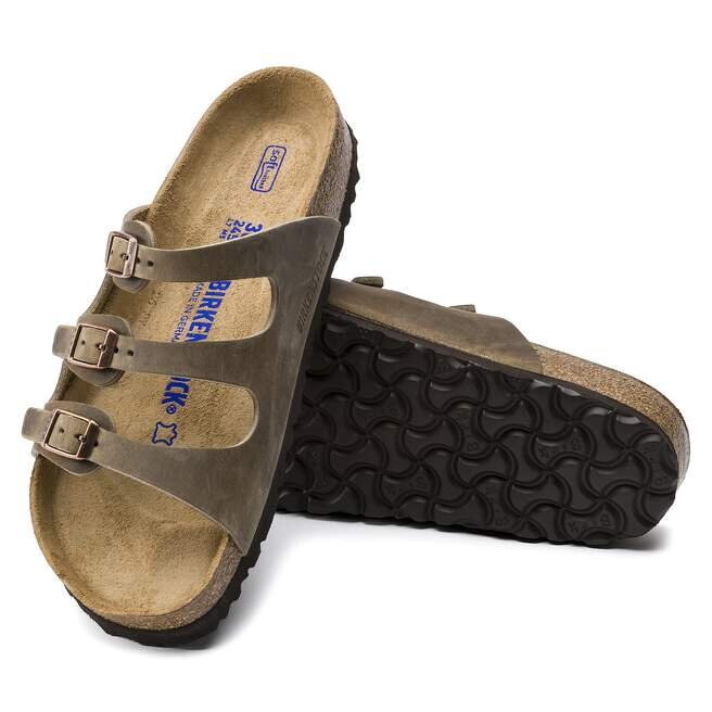 Florida Soft Footbed aus geöltem Leder, tabakbraun Florida Soft Footbed aus geöltem Leder, tabakbraun