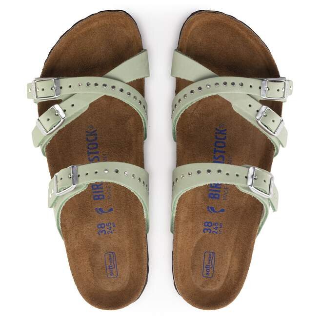Franca Soft FootbedN Nubukleder Matcha Franca Soft FootbedN Nubukleder Matcha