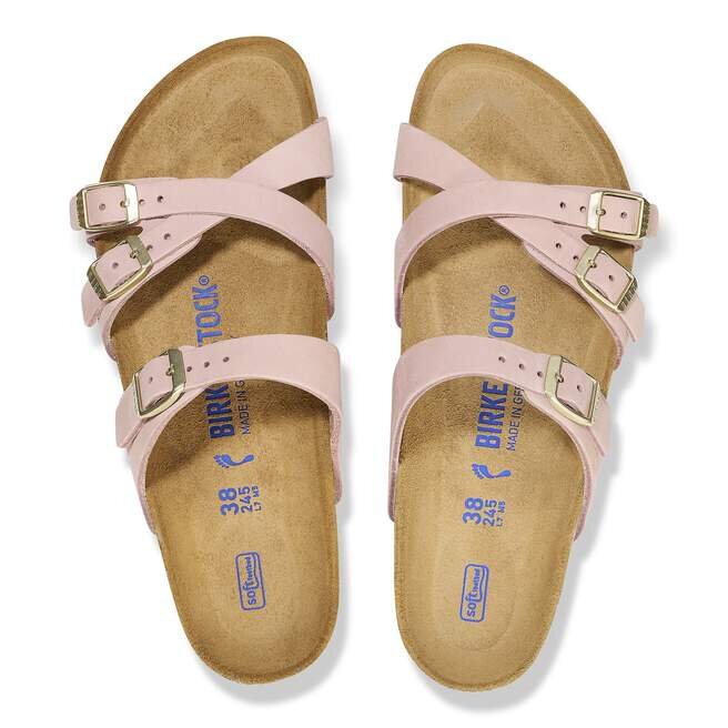 Franca Soft FootbedN Nubukleder Soft Pink Franca Soft FootbedN Nubukleder Soft Pink