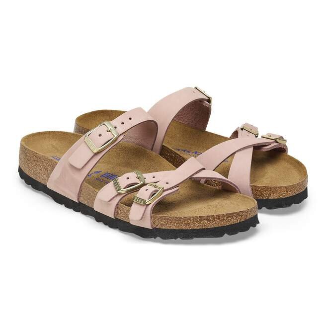 Franca Soft FootbedN Nubukleder Soft Pink Franca Soft FootbedN Nubukleder Soft Pink