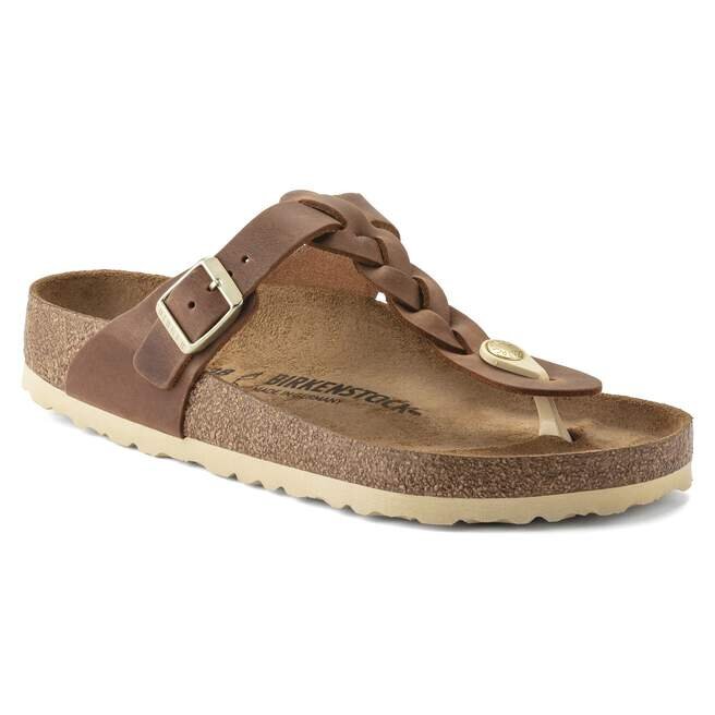 Gizeh aus geflochtenem, geöltem Naturleder Gizeh aus geflochtenem, geöltem Naturleder