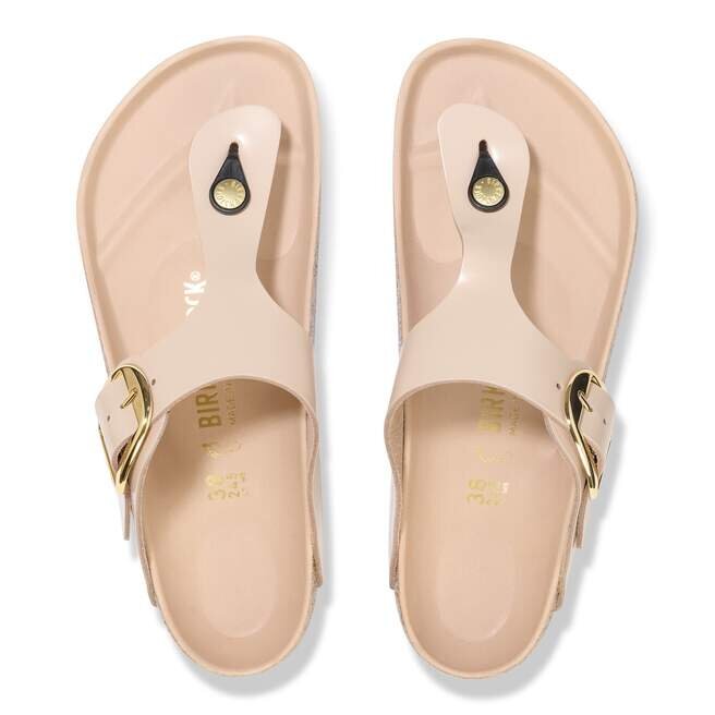 Gizeh Big Buckle Naturleder Lack Gizeh Big Buckle Naturleder Lack