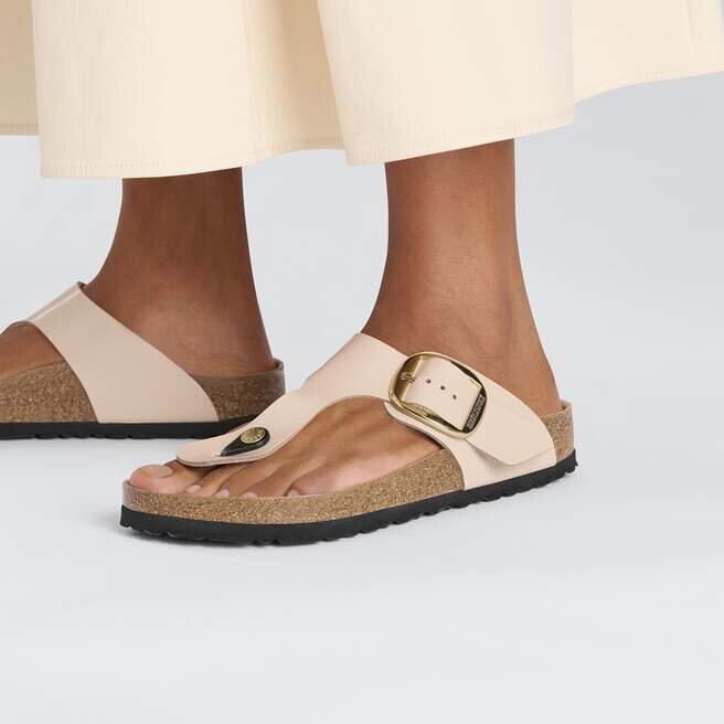 Gizeh Big Buckle Naturleder Lack Gizeh Big Buckle Naturleder Lack