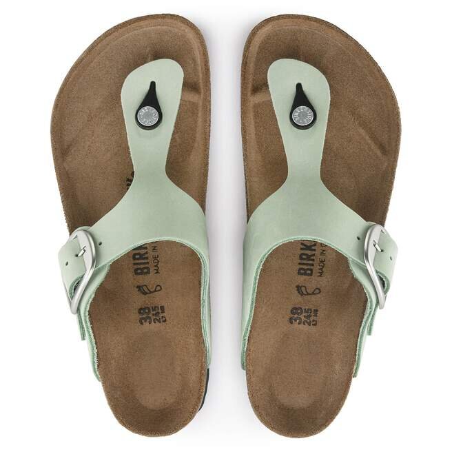 Gizeh Big Buckle Nubukleder Matcha Gizeh Big Buckle Nubukleder Matcha