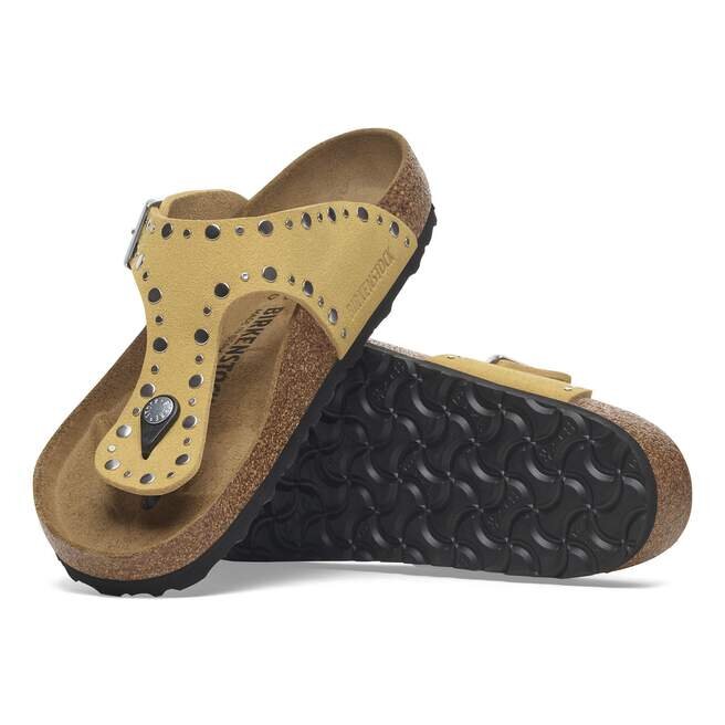 Gizeh-Nieten Wildleder Ocker Gizeh-Nieten Wildleder Ocker