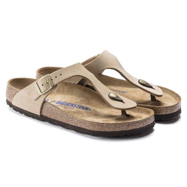 Gizeh Soft Footbed Nubukleder Gizeh Soft Footbed Nubukleder