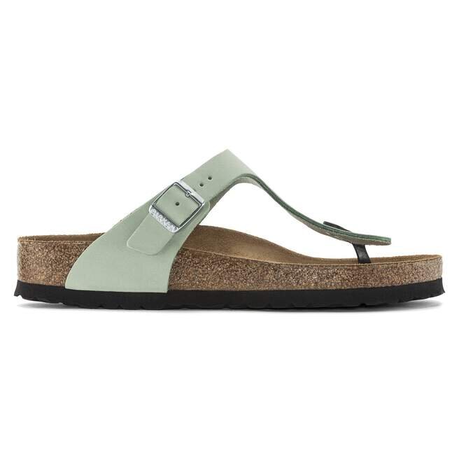 Gizeh Soft Footbed Nubukleder Matcha Gizeh Soft Footbed Nubukleder Matcha