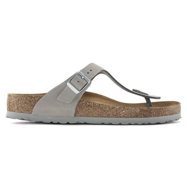 Gizeh Soft Footbed Nubukleder Taubengrau Gizeh Soft Footbed Nubukleder Taubengrau