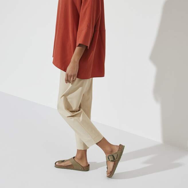 Gizeh Vegan Big Buckle Textil Faded Khaki Gizeh Vegan Big Buckle Textil Faded Khaki