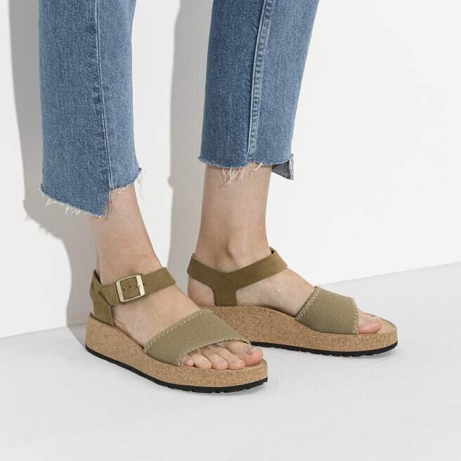 Glenda Wildleder-Textil Faded Khaki Glenda Wildleder-Textil Faded Khaki