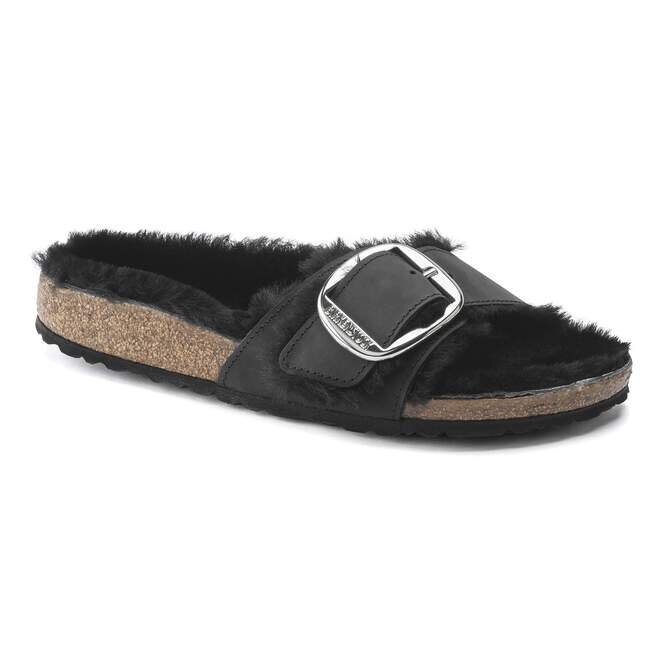 Madrid Big Buckle Lammfell Naturleder geölt Madrid Big Buckle Lammfell Naturleder geölt