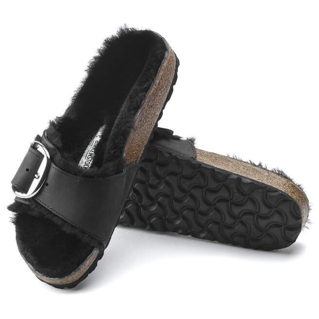 Madrid Big Buckle Lammfell Naturleder geölt Madrid Big Buckle Lammfell Naturleder geölt