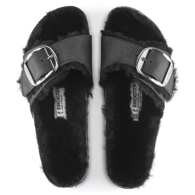 Madrid Big Buckle Lammfell Naturleder geölt Madrid Big Buckle Lammfell Naturleder geölt