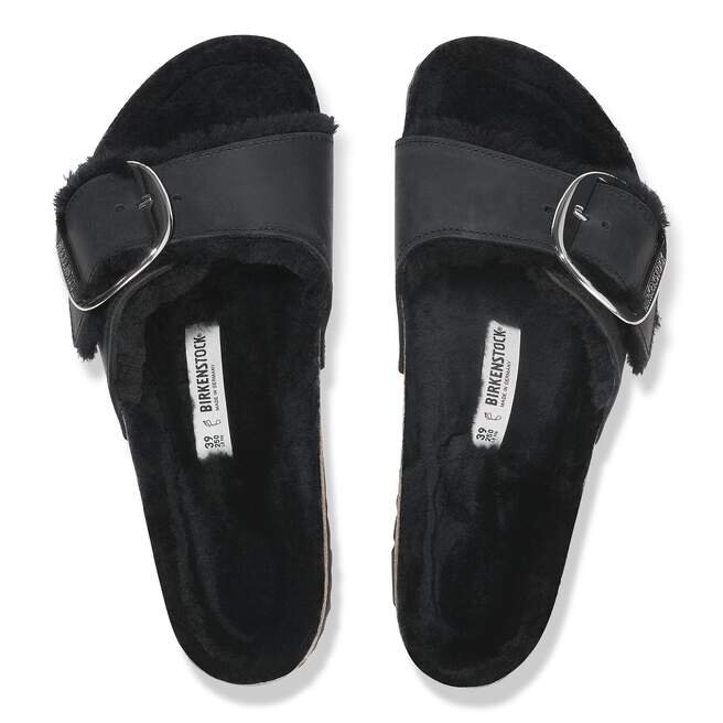 Madrid Big Buckle Lammfell Naturleder geölt Madrid Big Buckle Lammfell Naturleder geölt