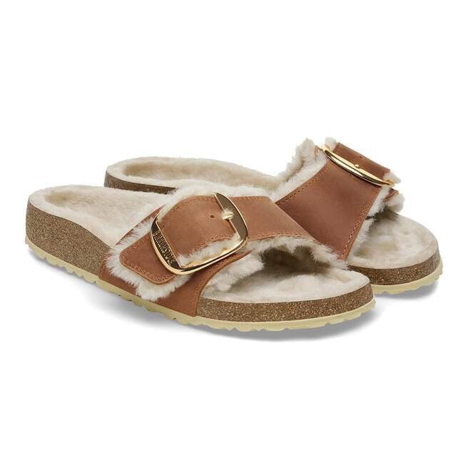 Madrid Big Buckle Lammfell Naturleder geölt Madrid Big Buckle Lammfell Naturleder geölt