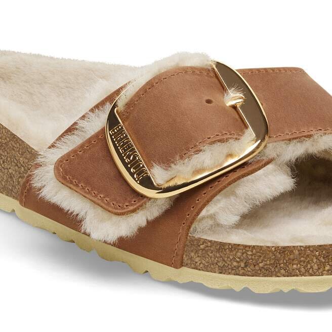 Madrid Big Buckle Lammfell Naturleder geölt Madrid Big Buckle Lammfell Naturleder geölt