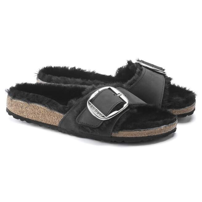 Madrid Big Buckle Lammfell Naturleder geölt Madrid Big Buckle Lammfell Naturleder geölt