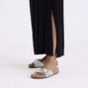 Madrid Big Buckle Nubukleder Pure Sage