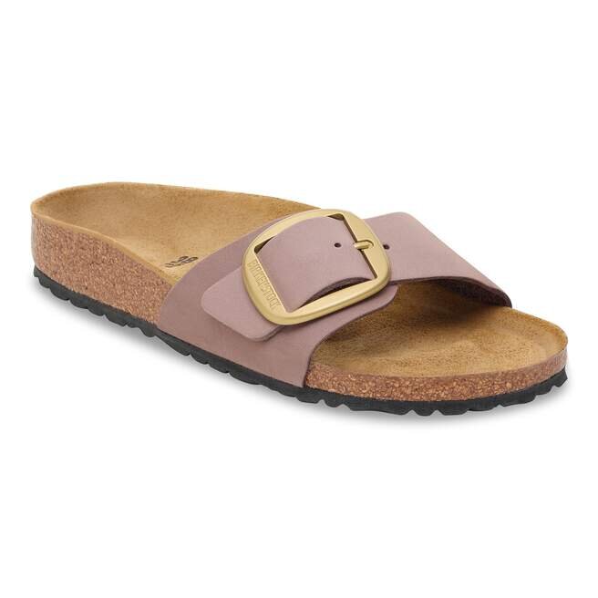 Madrid mit Big Buckle aus Nubukleder Madrid mit Big Buckle aus Nubukleder