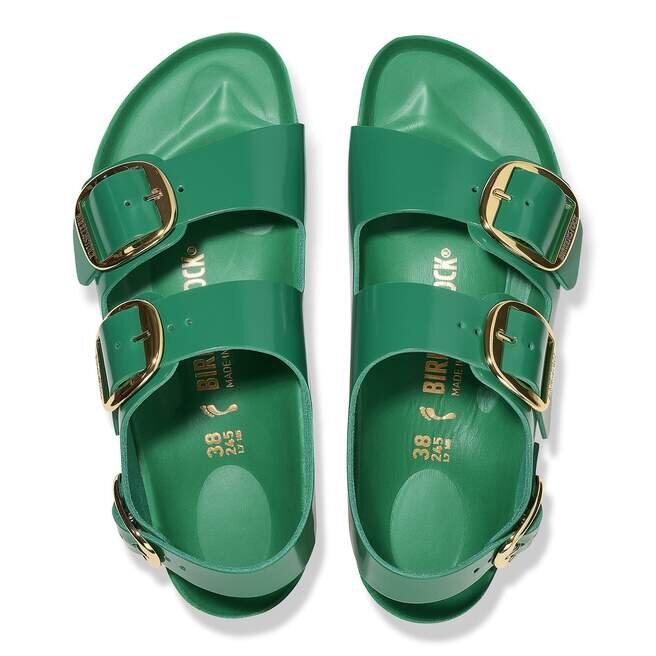 Milano Big Buckle Naturleder Lack Milano Big Buckle Naturleder Lack
