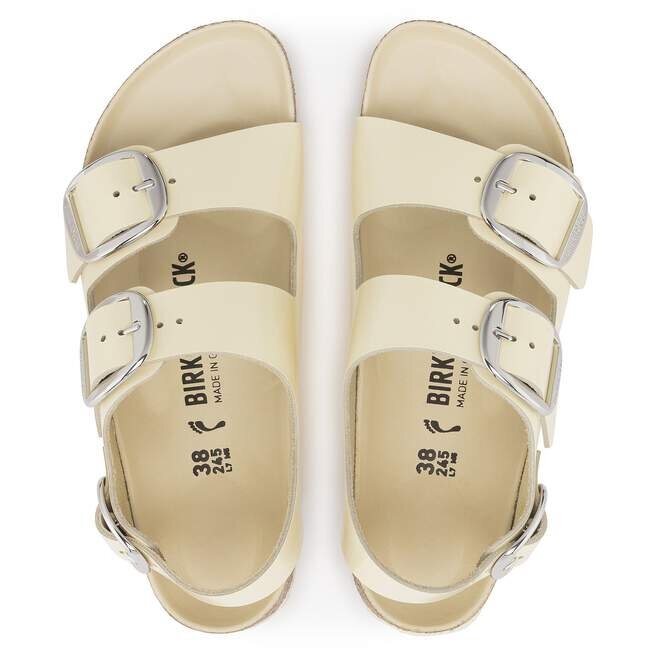 Milano Big Buckle Naturleder Lack Milano Big Buckle Naturleder Lack
