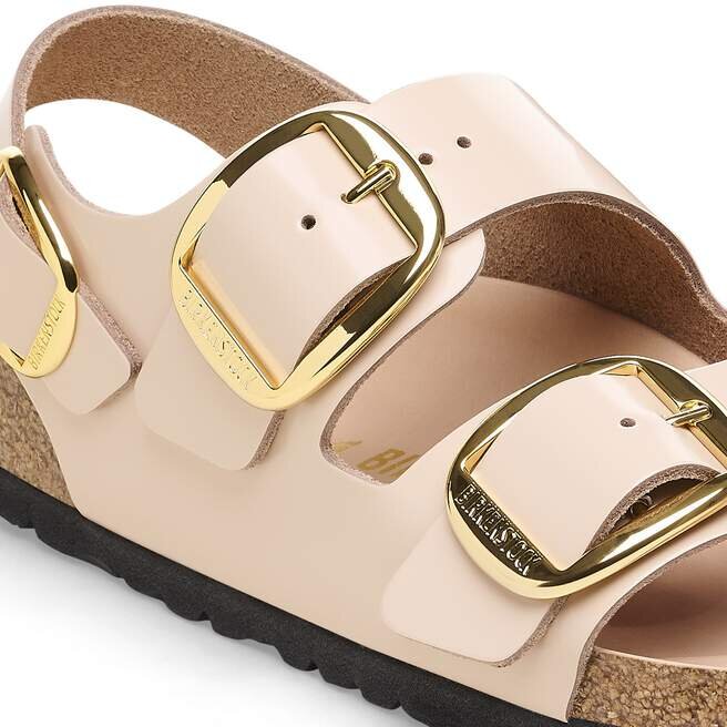 Milano Big Buckle Naturleder Lack Milano Big Buckle Naturleder Lack