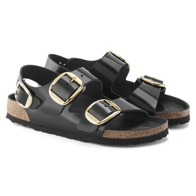 Milano Big Buckle Naturleder Lack Milano Big Buckle Naturleder Lack