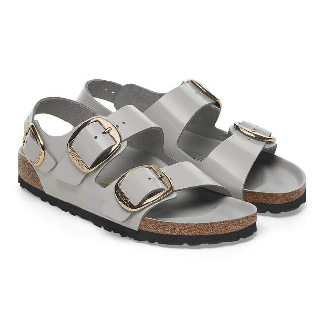 Milano Big Buckle Naturleder Lack Milano Big Buckle Naturleder Lack