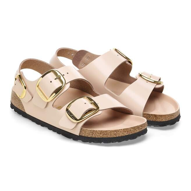 Milano Big Buckle Naturleder Lack Milano Big Buckle Naturleder Lack