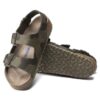 Milano Soft Footbed Birko-Flor Desert Soil Camo Green