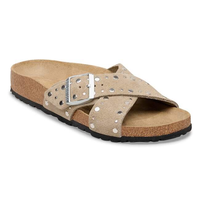Siena mit Nietenrand aus Wildleder Siena mit Nietenrand aus Wildleder
