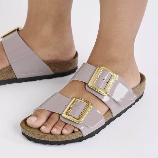 Sydney Cushion Buckle Birko-Flor Patent Sydney Cushion Buckle Birko-Flor Patent