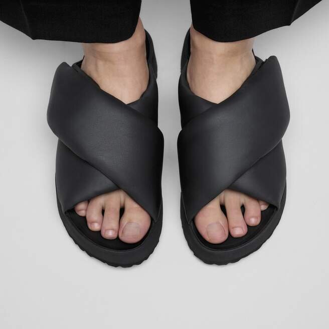 Theda Cross Strap Naturleder Theda Cross Strap Naturleder
